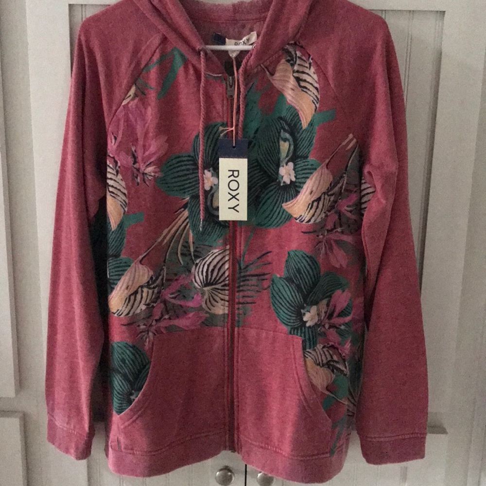 NWT Roxy zip up hoodie